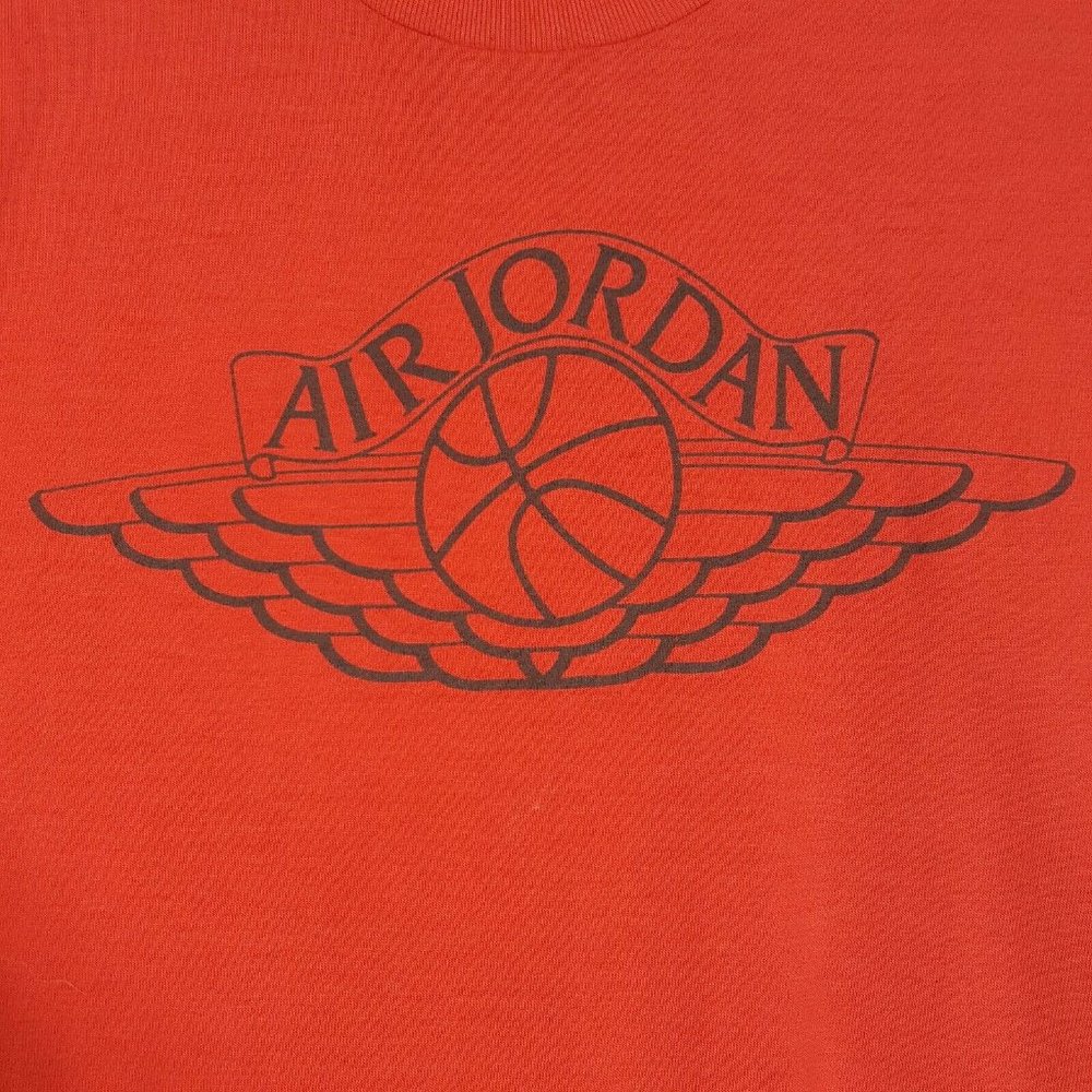 Vtg 80s Nike Air Jordan Wing Logo T-Shirt Red